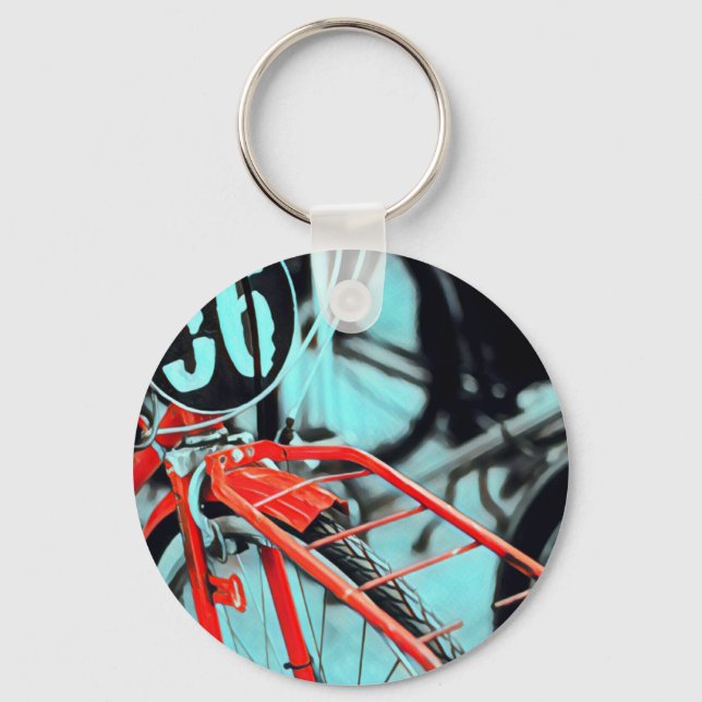 Fahrradgifte für sie schlüsselanhänger (Vorderseite)