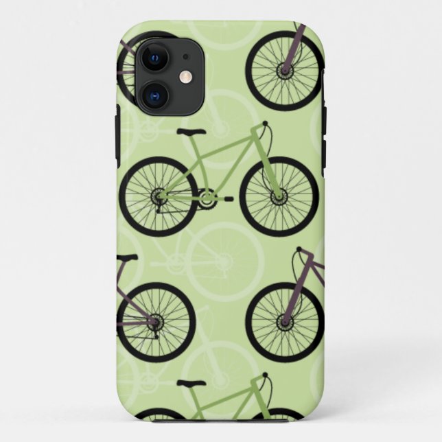 Fahrradgrün Case-Mate iPhone Hülle (Rückseite)