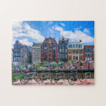 Fahrradhäuser am Canal de Amsterdam Niederlande<br><div class="desc">Dieses atemberaubende City-Puzzle bietet Fahrräder entlang des Amsterdamer Kanals mit Gebäude im Hintergrund. #amsterdam #netherlands #holland #canal #rad #icycles #waterfront #canal #europe #travel #adventure #jigsaw #puzzle #jigsawpuzzle #gifts #fun #stockingstuffes #games #games</div>