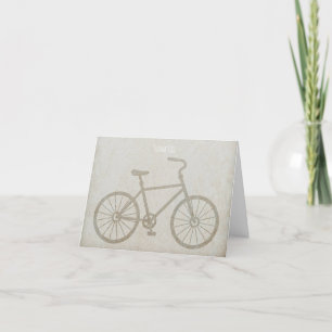 Fahrradkarte Dankeskarte