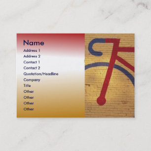 Fahrradkarte Visitenkarte