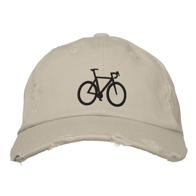 Fahrradkleidung Bestickte Baseballkappe (Vorderseite)