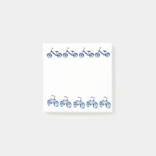 Fahrradkunst Post-it Klebezettel (Vorderseite)