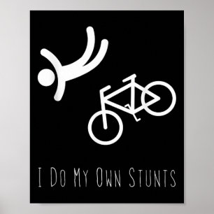 Fahrradliebhaber-Shirt - Ich Mache Meine Eigenen S Poster