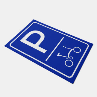 Fahrradmatte für Brompton oder Klapprad Fußmatte