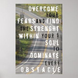 Fahrradmotivationspopster Poster
