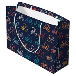 Fahrradmuster Große Geschenktüte