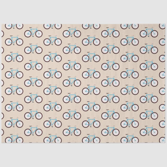 Fahrradmuster Seidenpapier (Vorderseite)