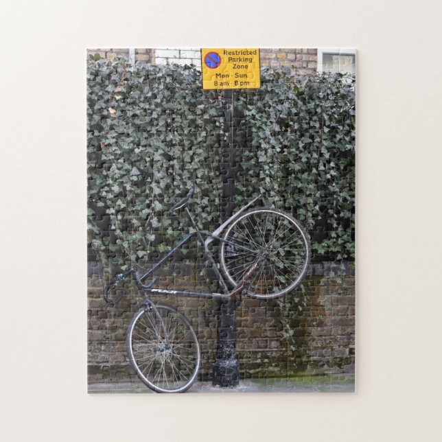 Fahrradparkplatz, Pavillon Road, Chelsea, Vereinig (Vertikal)