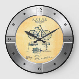 Fahrradpatent 44258 ~ P. W. Tillinghas ~ Große Wanduhr