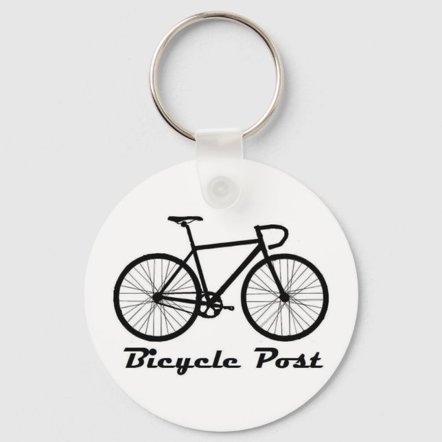 Fahrradposten Schlüsselanhänger (Vorderseite)