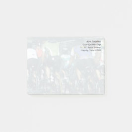 Fahrradreiter Post-it Klebezettel