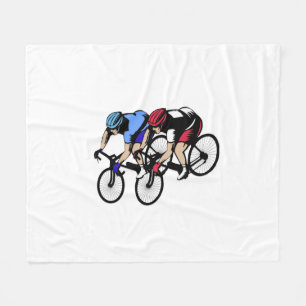 Fahrradrennen Fleecedecke
