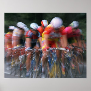 Fahrradrennen Poster