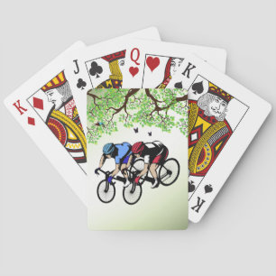 Fahrradrennen Spielkarten