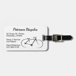 Fahrradreparatur Bike Shop Minimalistisch Gepäckanhänger