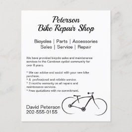 Fahrradreparaturgeschäft Flyer