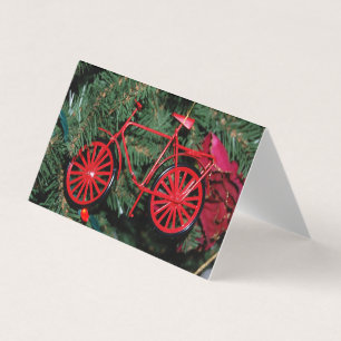 Fahrradschmuck auf einem Weihnachtsbaum