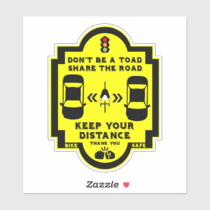 Fahrradsicherheit Aufkleber