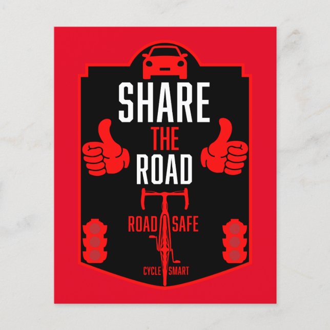 Fahrradsicherheit Flyer (Vorne)