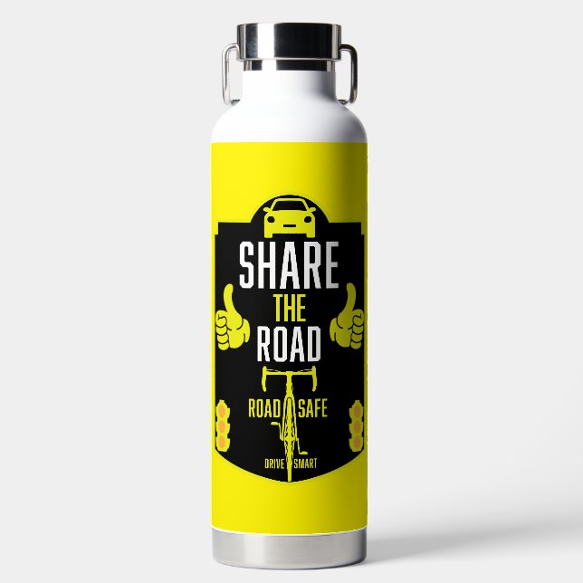 Fahrradsicherheit Trinkflasche (Vorderseite)