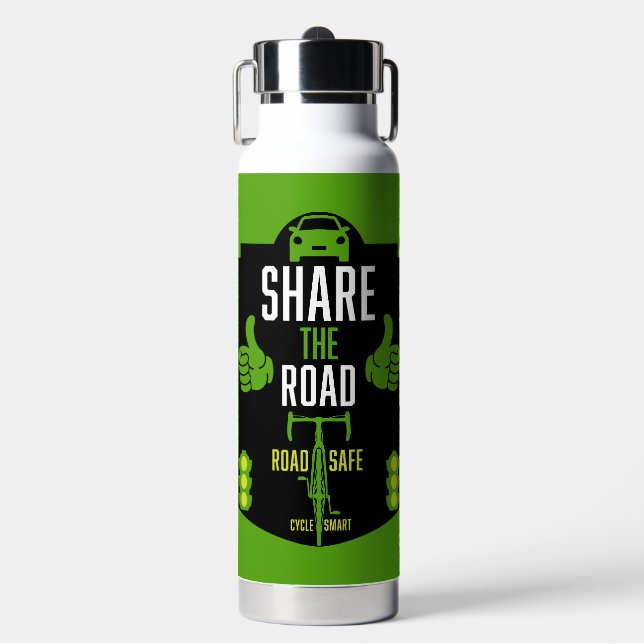 Fahrradsicherheit Trinkflasche (Vorderseite)