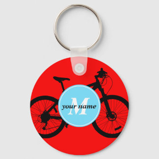 FahrradSilhouette Schlüsselanhänger