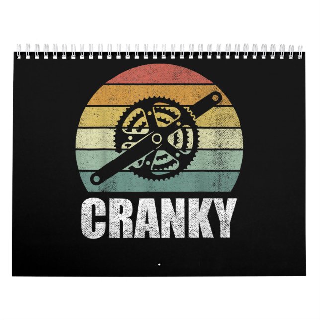 Fahrradskranky Geschenke Fahrradliebhaber Cranky Kalender (Titelbild)