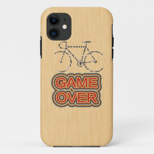 Fahrradspiel vorbei. Hintergrund Holz title_seo2