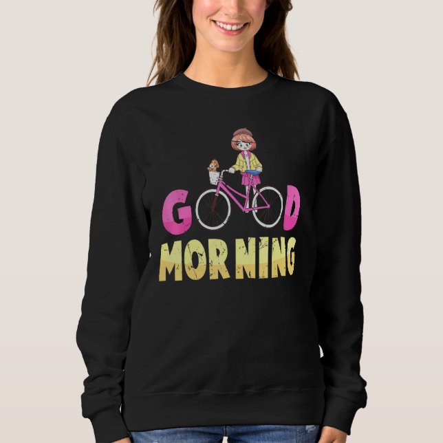 Fahrradsportübungen Guter Morgen Biker Workout Ath Sweatshirt (Vorderseite)