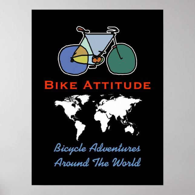 Fahrradständer Poster (Vorne)