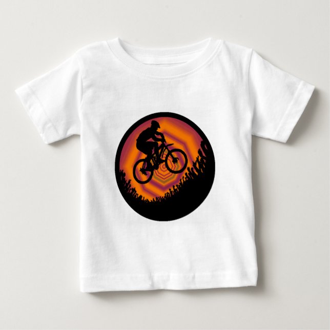 Fahrradsun-Oberleder Baby T-shirt (Vorderseite)