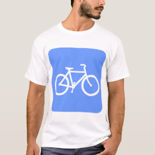 Fahrradsymbol - Babyblau T-Shirt