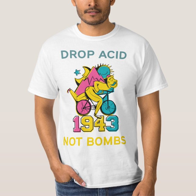Fahrradtag 1943 Acid Hofmann Trip T-Shirt (Vorderseite)