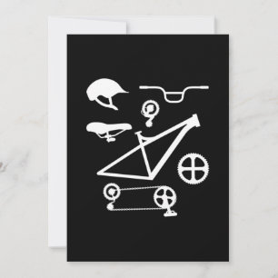 Fahrradteile Fahrrad Fahrrad Fahrrad Fahrradfahrer Einladung