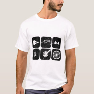 Fahrradteile Mountainbike Radfahren Mtb Radsport Z T-Shirt