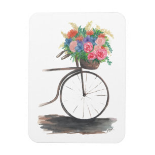 Fahrradtour nach Hause vom Markt Magnet