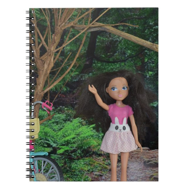 Fahrradtour zum Wald Notizblock (Vorderseite)