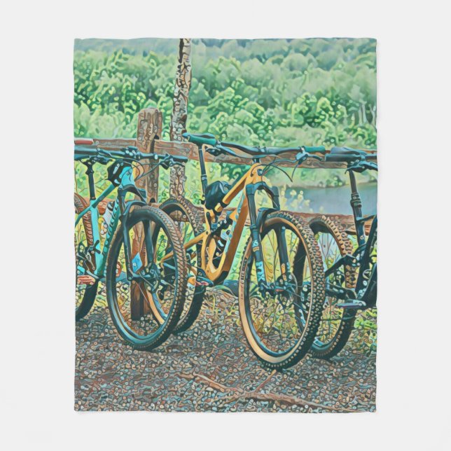 Fahrradverleih Fleecedecke (Vorderseite)