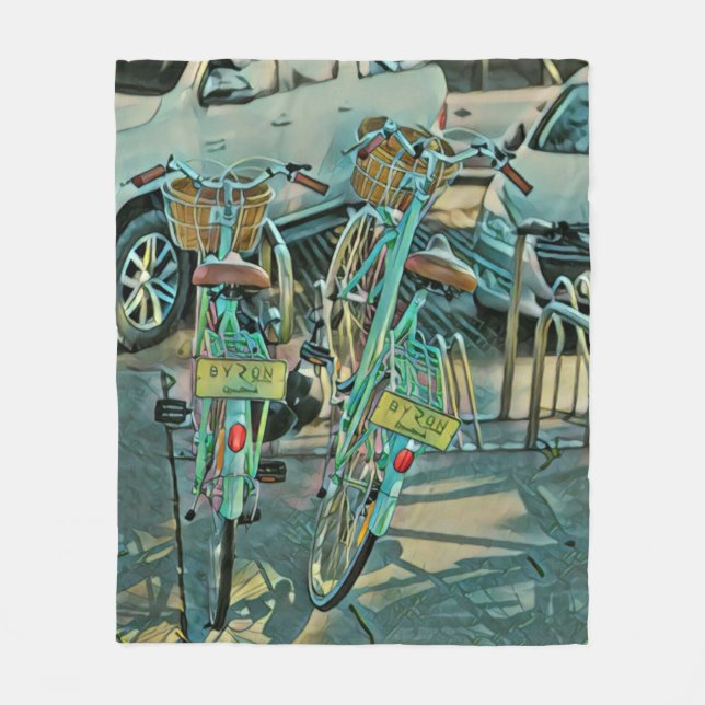 Fahrradverleih Fleecedecke (Vorderseite)