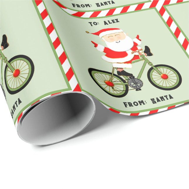 Fahrradverleih Geschenkpapier (Rolleneckpunkt)