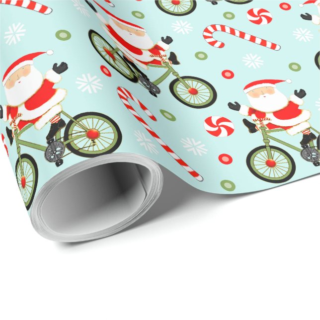 Fahrradverleih Geschenkpapier (Rolleneckpunkt)