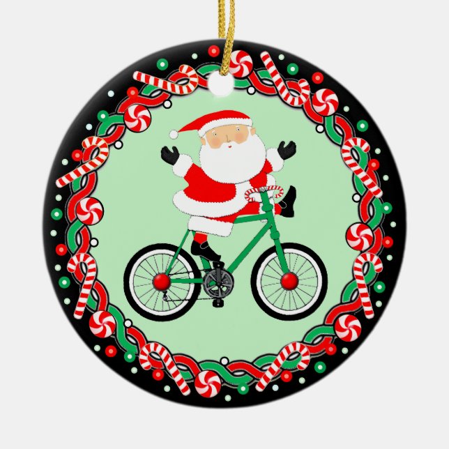 Fahrradverleih Keramik Ornament (Vorne)