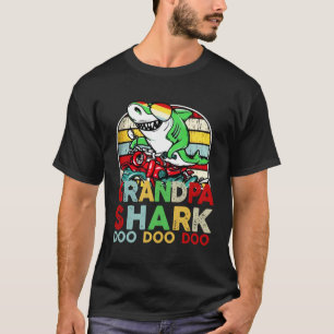 Fahrradverleih Opa Shark Doo Doo Doo Vintages Gesc T-Shirt
