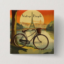 Fahrradverleih, Paris, individualisierbar Button