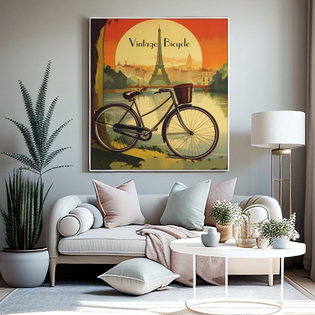 Fahrradverleih, Paris, individualisierbar Poster (Von Creator hochgeladen)