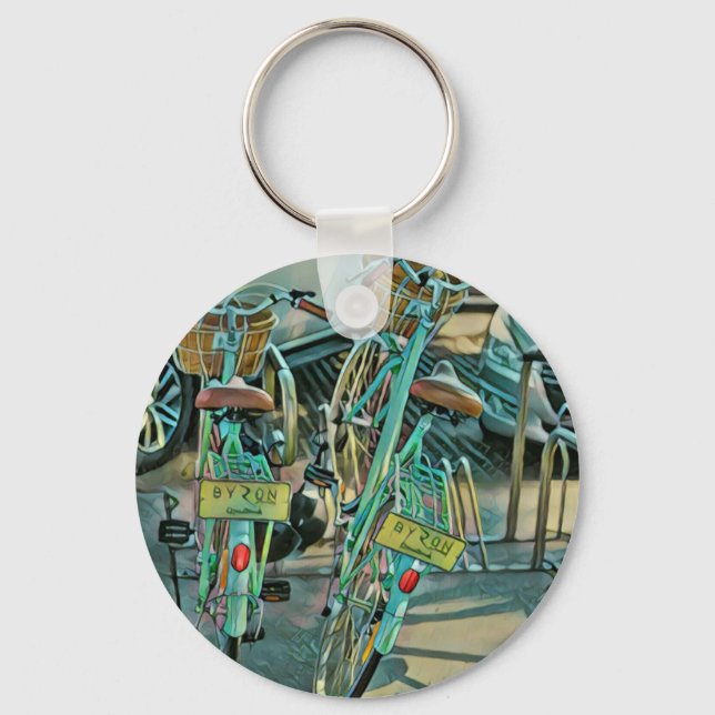 Fahrradverleih Schlüsselanhänger (Vorderseite)