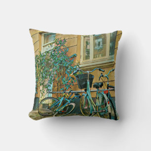 Fahrradverleihgift   Cycling Painting Kissen