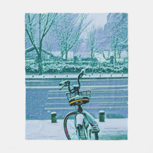 Fahrradverleihgift Fleecedecke