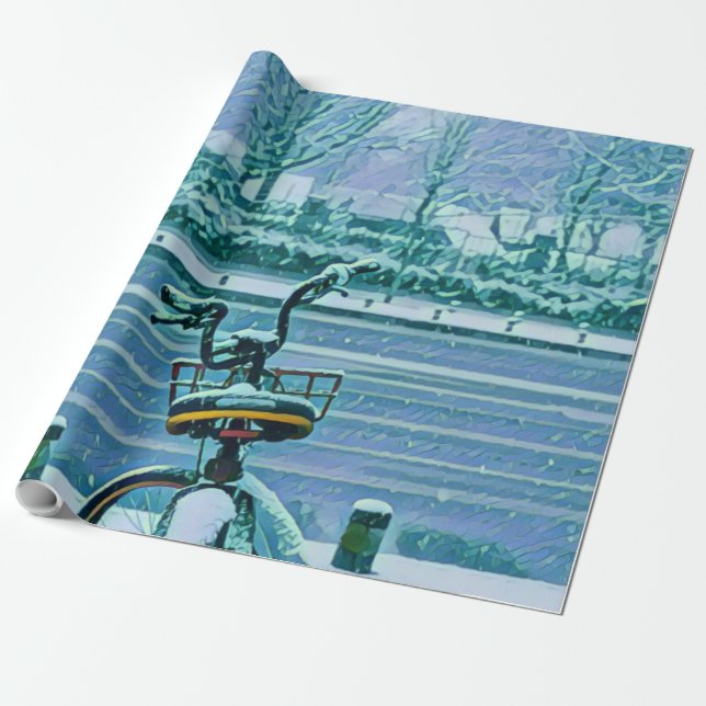 Fahrradverleihgift Geschenkpapier (Ungerollt)